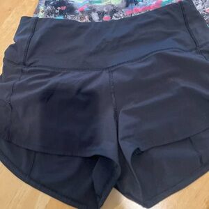 Women's Black Athletic Shorts